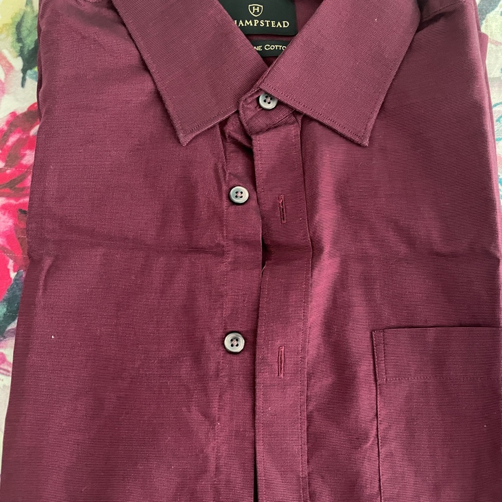 Men's Burgundy Shirt